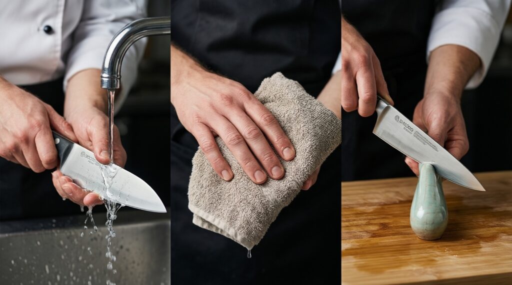 Ножи и разделка: как выбрать шеф-нож и ухаживать за ним правильно - иллюстрация
