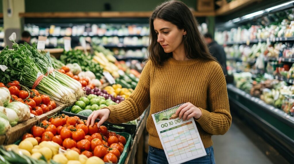 Сезонность на тарелке: календарь продуктов и идеи блюд по месяцам - иллюстрация