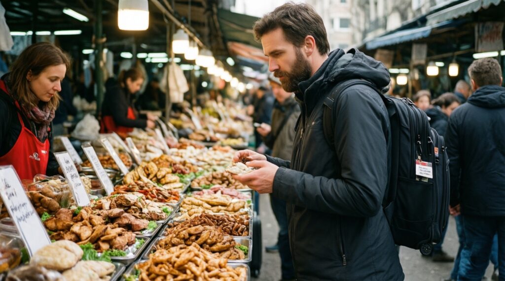 Гастрономические путешествия: как планировать маршрут по рынкам, кафе и местным продуктам - иллюстрация