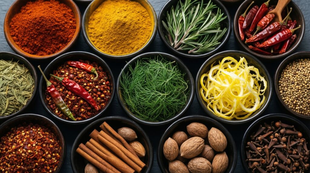 Специи и пряности: как собирать домашнюю