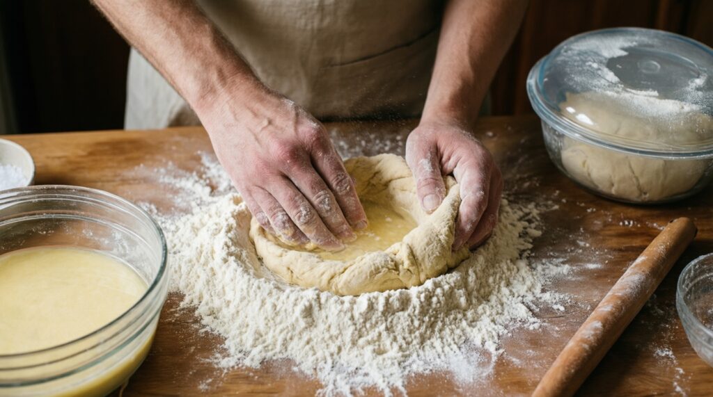 Домашний хлеб: от первого теста до идеальной корки и мякиша - иллюстрация