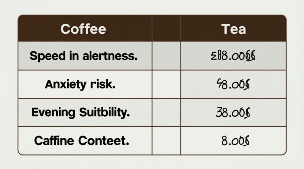 Кофе vs чай: как выбрать напиток под настроение и время дня - иллюстрация