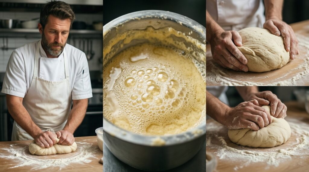 Домашний хлеб: закваска, расстойка, пар в духовке и хрустящая корка - иллюстрация