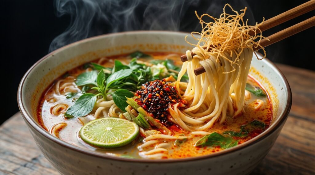 Новый взгляд на супы: от рамена до холодных крем-супов - иллюстрация