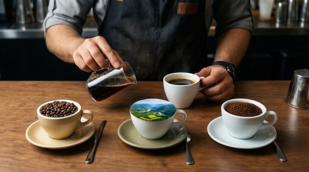 Кофейная география: чем отличаются страны происхождения и обжарки - иллюстрация