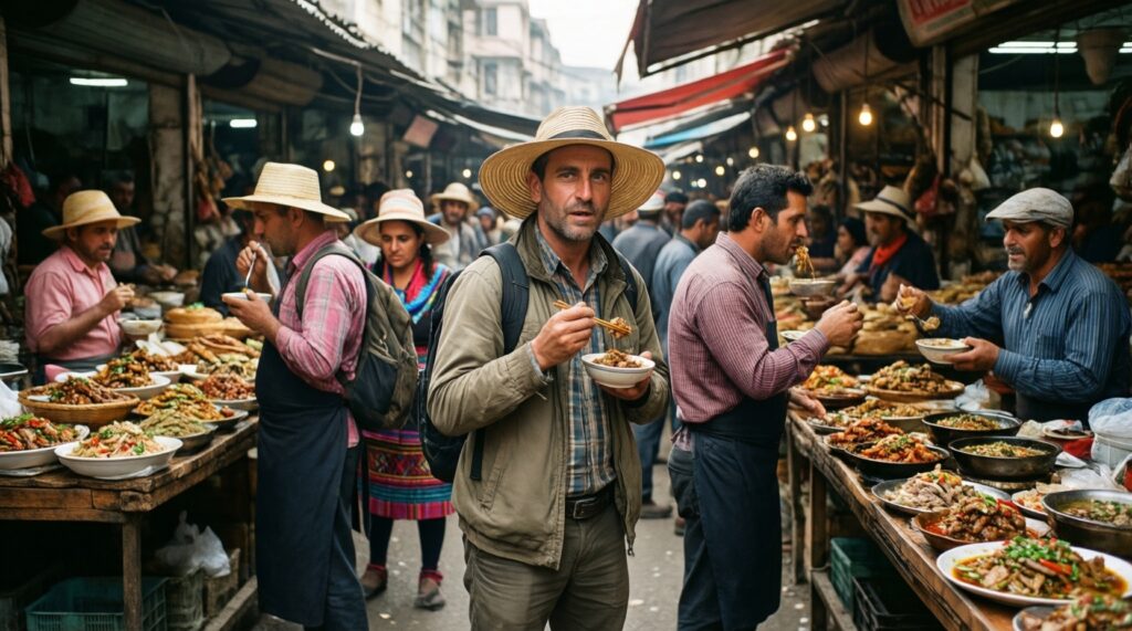 Гастрономические путешествия по регионам: блюда, продукты и истории происхождения - иллюстрация