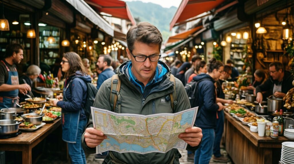 Гастрономические путешествия по регионам: блюда, продукты и истории происхождения - иллюстрация